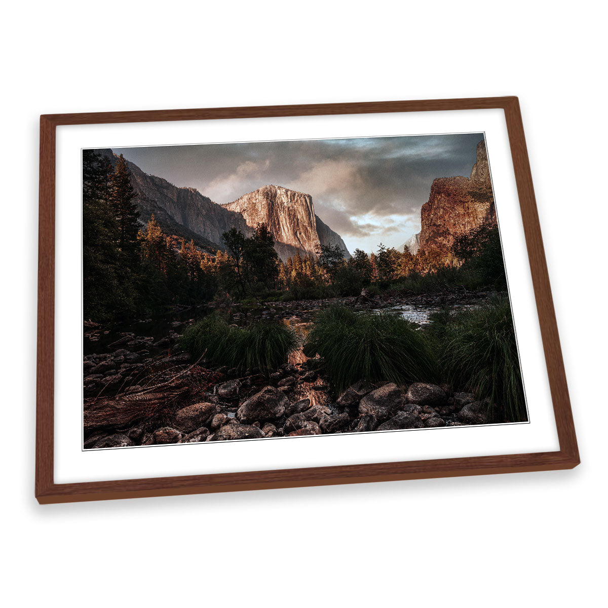 Yosemite Mountains United States Landscape FRAMED ART PRINT Picture Artwork