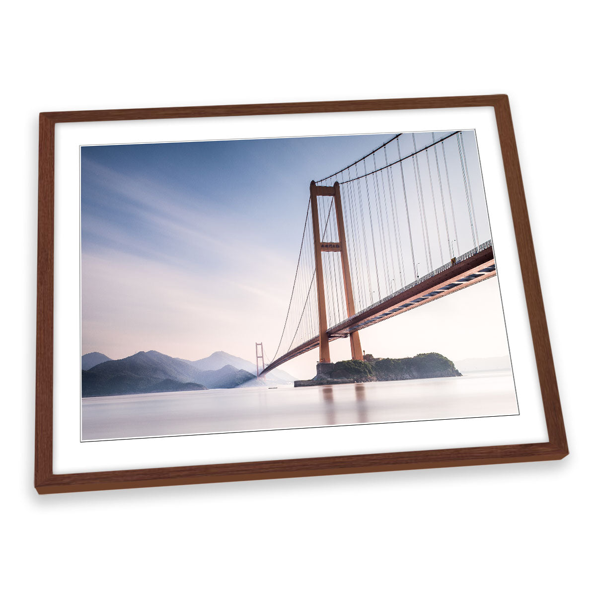 Xihou Bridge Moon Bay China FRAMED ART PRINT Picture Artwork