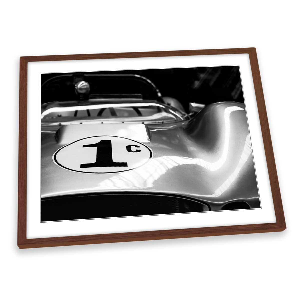 1c Classic Race Car Motor Sports FRAMED ART PRINT Picture Artwork