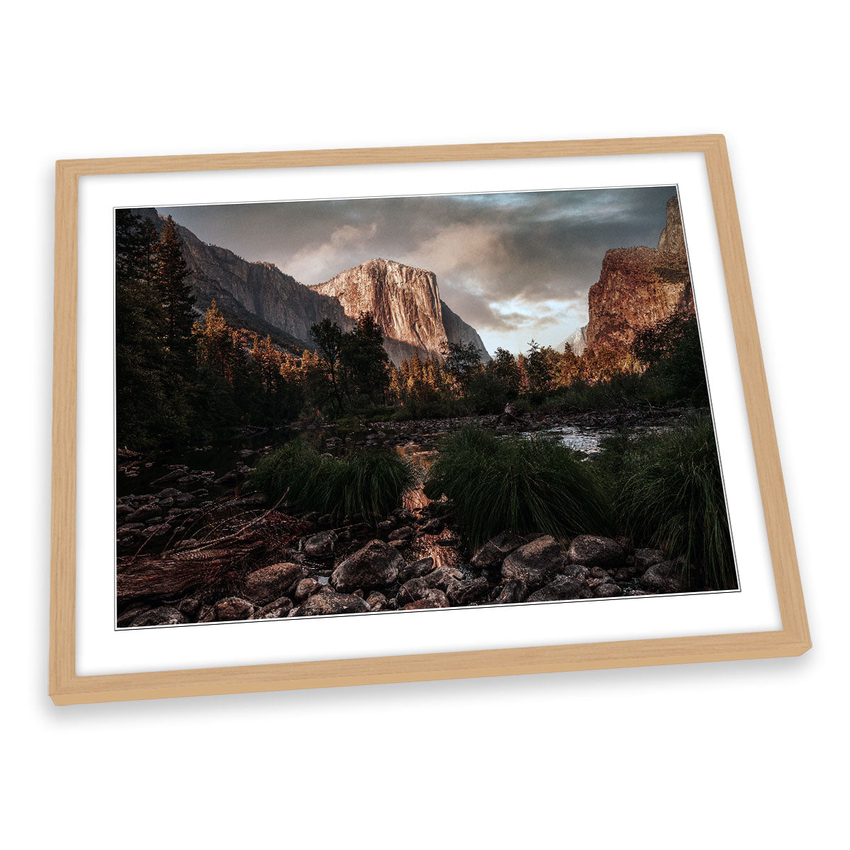 Yosemite Mountains United States Landscape FRAMED ART PRINT Picture Artwork