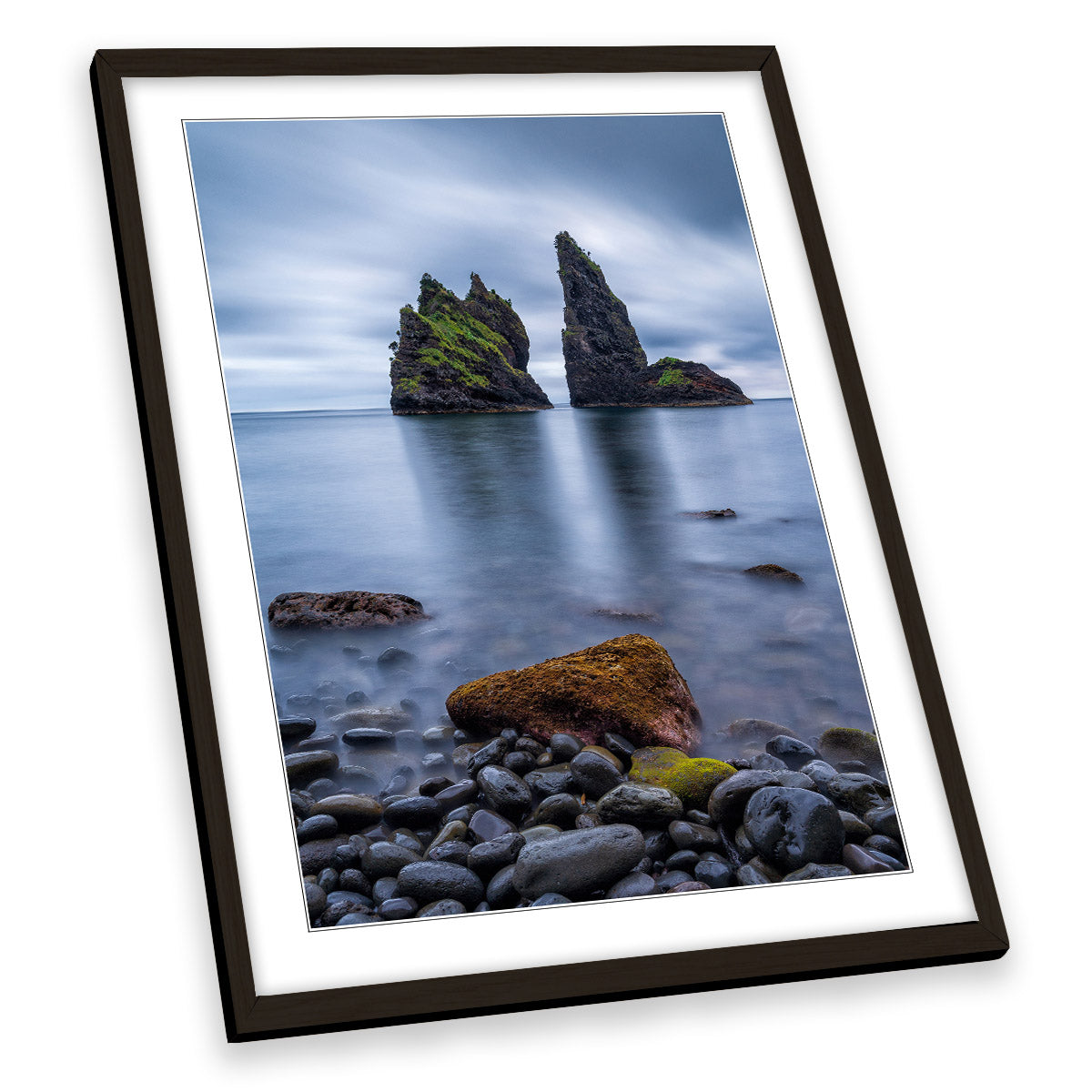 Alagoa Bay Portugal Seascape Coast Blue FRAMED ART PRINT Picture Portrait Artwork