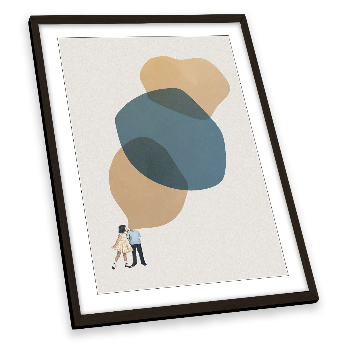 A Thousand Stories to Tell You Modern FRAMED ART PRINT Picture Portrait Artwork
