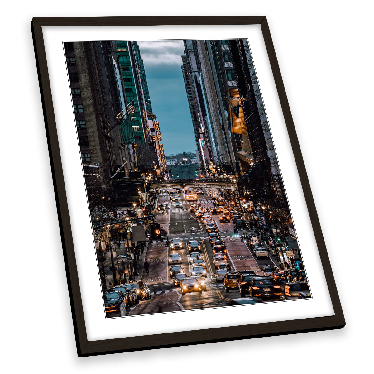 42th Street New York City FRAMED ART PRINT Picture Portrait Artwork
