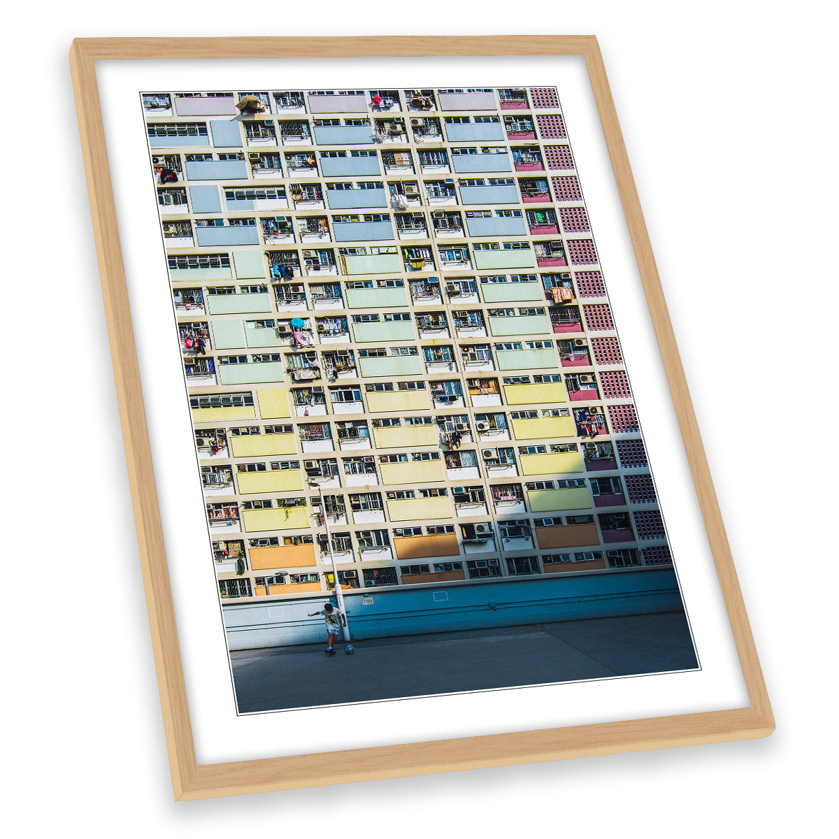 A Colourful Dream Urban Photography Building FRAMED ART PRINT Picture Portrait Artwork