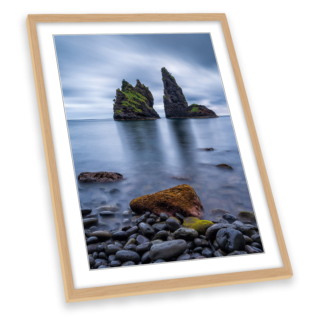 Alagoa Bay Portugal Seascape Coast Blue FRAMED ART PRINT Picture Portrait Artwork