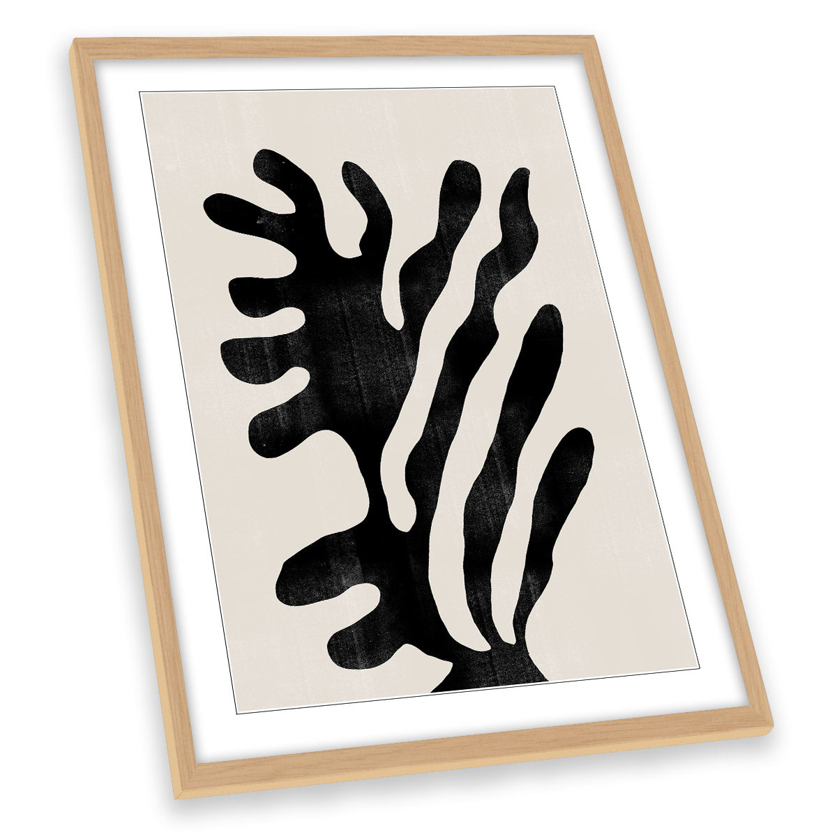 Abstract Plant No 1 Floral FRAMED ART PRINT Picture Portrait Artwork
