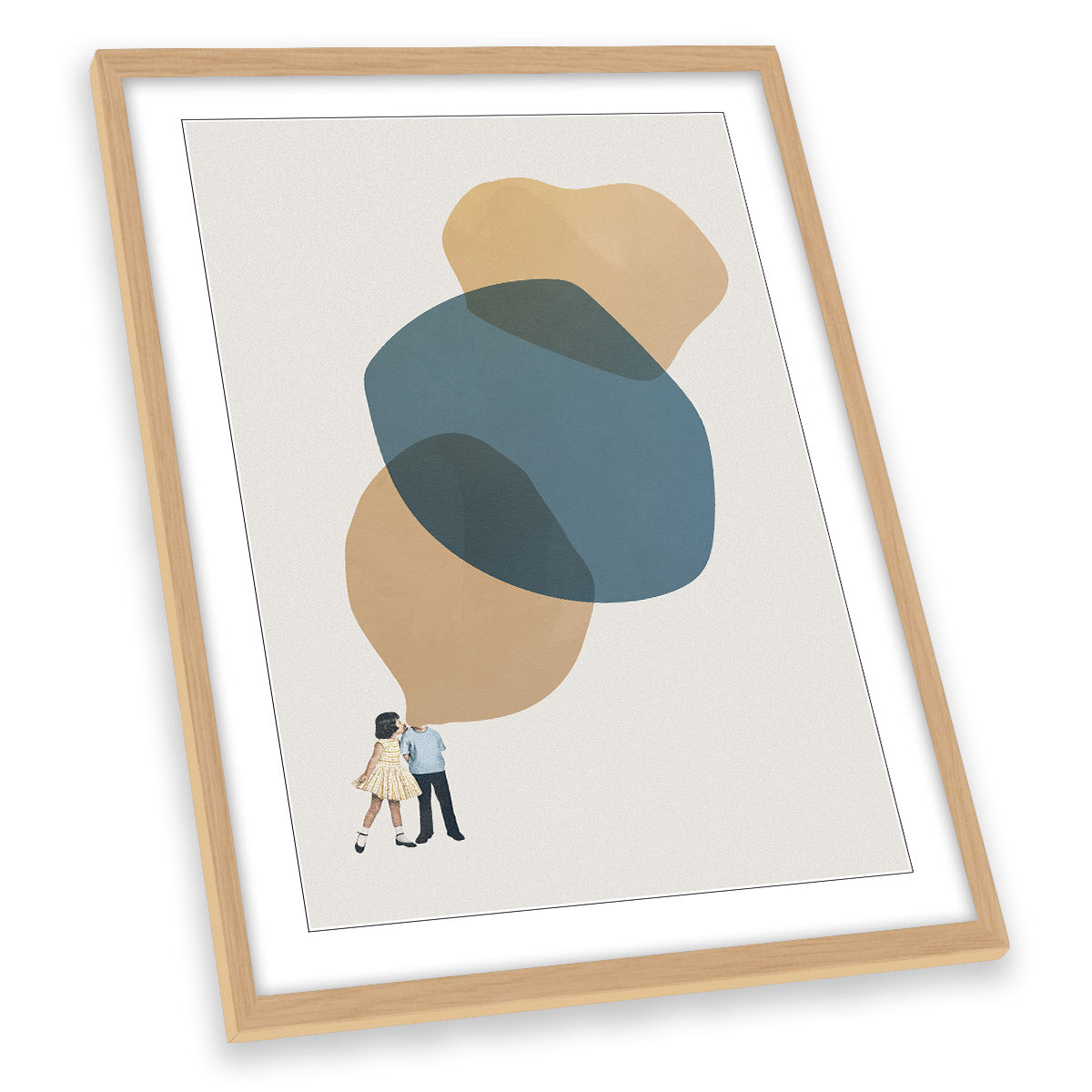 A Thousand Stories to Tell You Modern FRAMED ART PRINT Picture Portrait Artwork