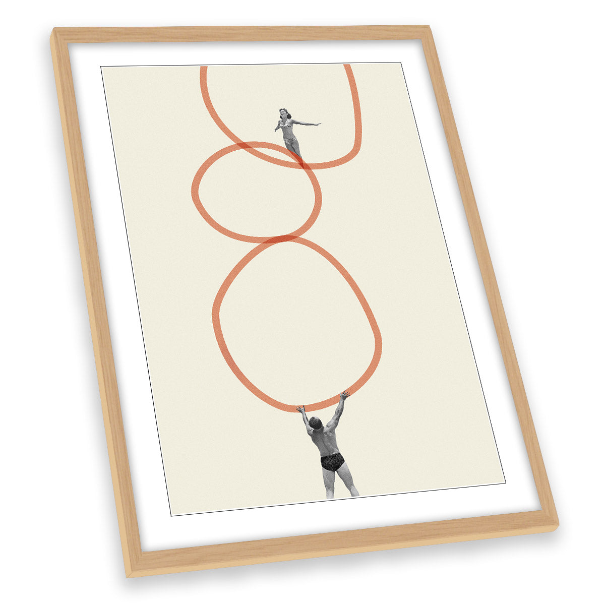 You Make Me Feel Everything Minimalistic FRAMED ART PRINT Picture Portrait Artwork