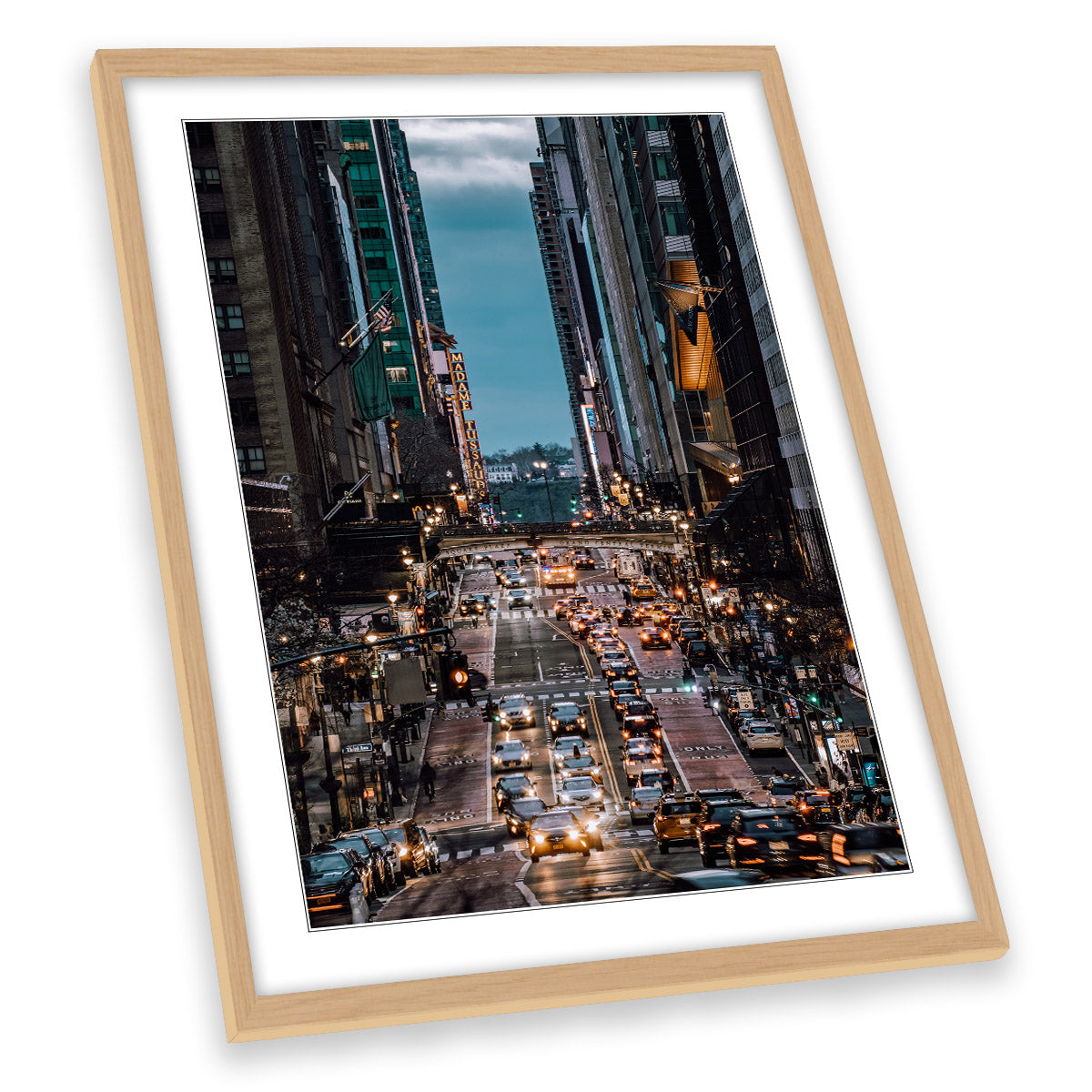 42th Street New York City FRAMED ART PRINT Picture Portrait Artwork
