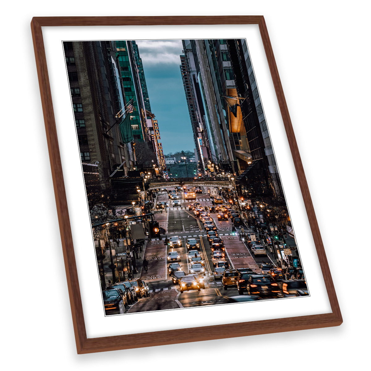 42th Street New York City FRAMED ART PRINT Picture Portrait Artwork
