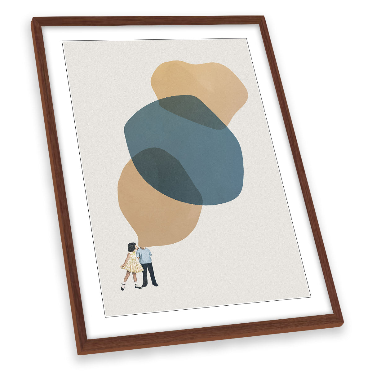 A Thousand Stories to Tell You Modern FRAMED ART PRINT Picture Portrait Artwork