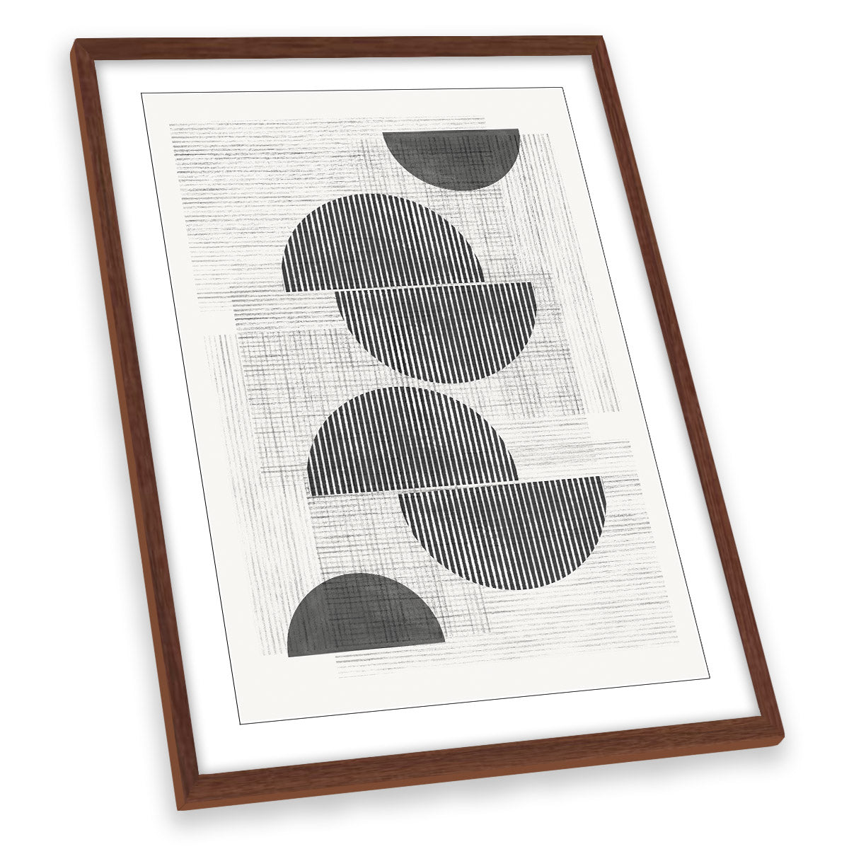 Abstract Geometric Shapes FRAMED ART PRINT Picture Portrait Artwork