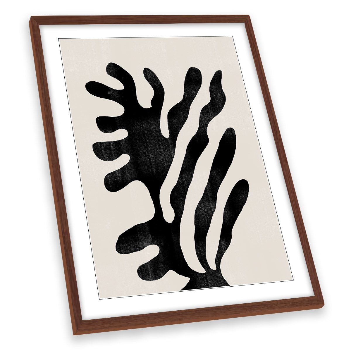 Abstract Plant No 1 Floral FRAMED ART PRINT Picture Portrait Artwork