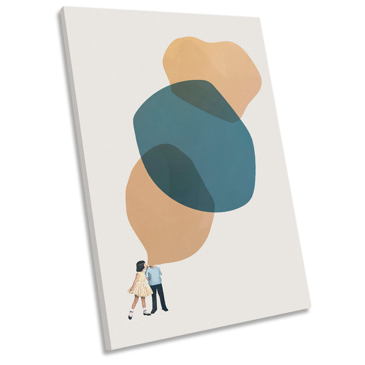A Thousand Stories to Tell You Modern CANVAS WALL ART Portrait Picture Print