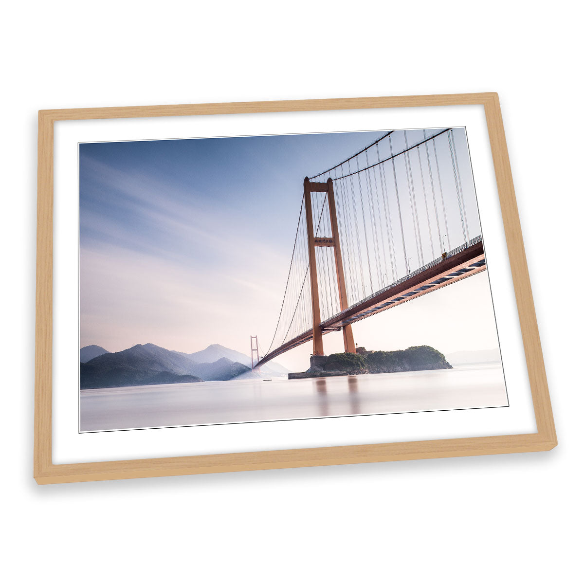 Xihou Bridge Moon Bay China FRAMED ART PRINT Picture Artwork