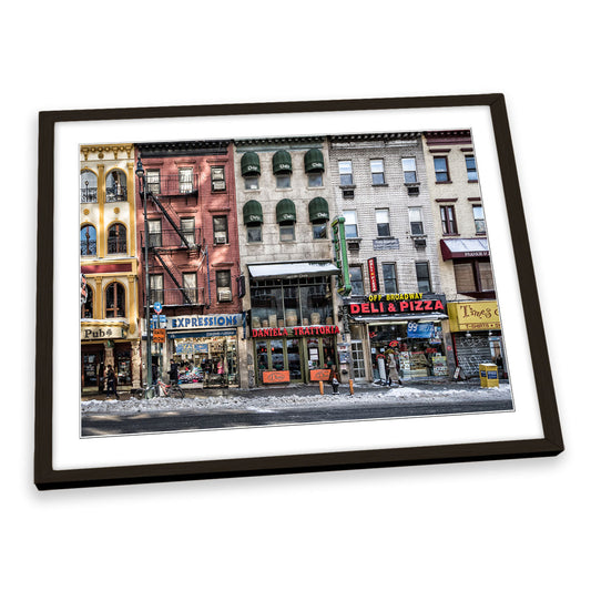 A Cold Day in New York City Urban Photography FRAMED ART PRINT Picture Artwork
