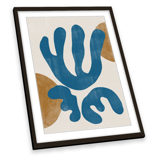 Abstract Plant No 2 Modern FRAMED ART PRINT Picture Portrait Artwork
