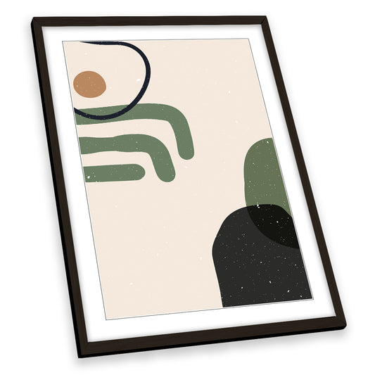Abstract composition No 7 FRAMED ART PRINT Picture Portrait Artwork
