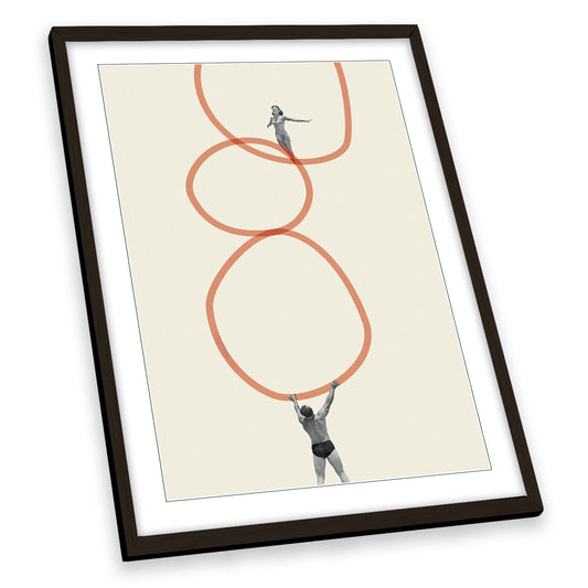 You Make Me Feel Everything Minimalistic FRAMED ART PRINT Picture Portrait Artwork