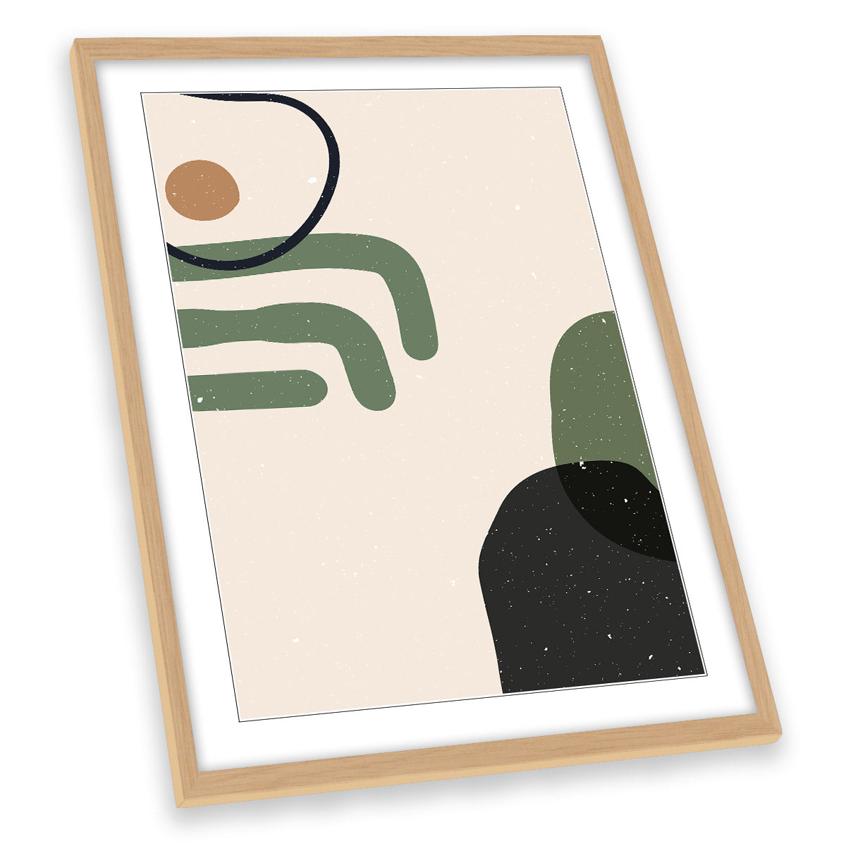 Abstract composition No 7 FRAMED ART PRINT Picture Portrait Artwork