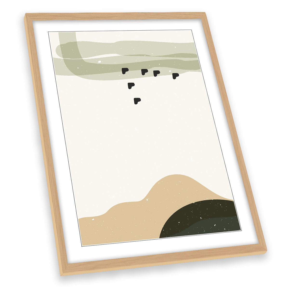 Abstract composition No 9 FRAMED ART PRINT Picture Portrait Artwork