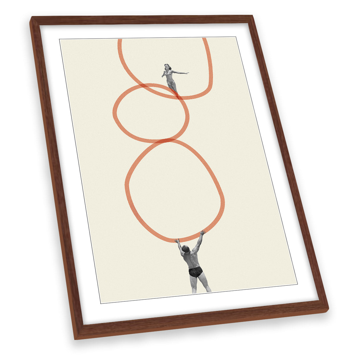 You Make Me Feel Everything Minimalistic FRAMED ART PRINT Picture Portrait Artwork