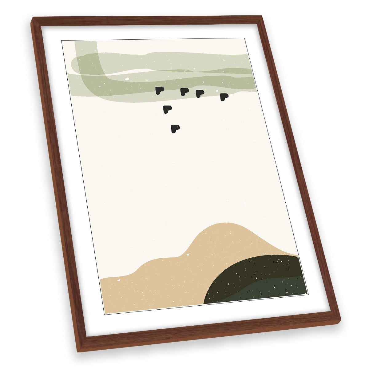 Abstract composition No 9 FRAMED ART PRINT Picture Portrait Artwork