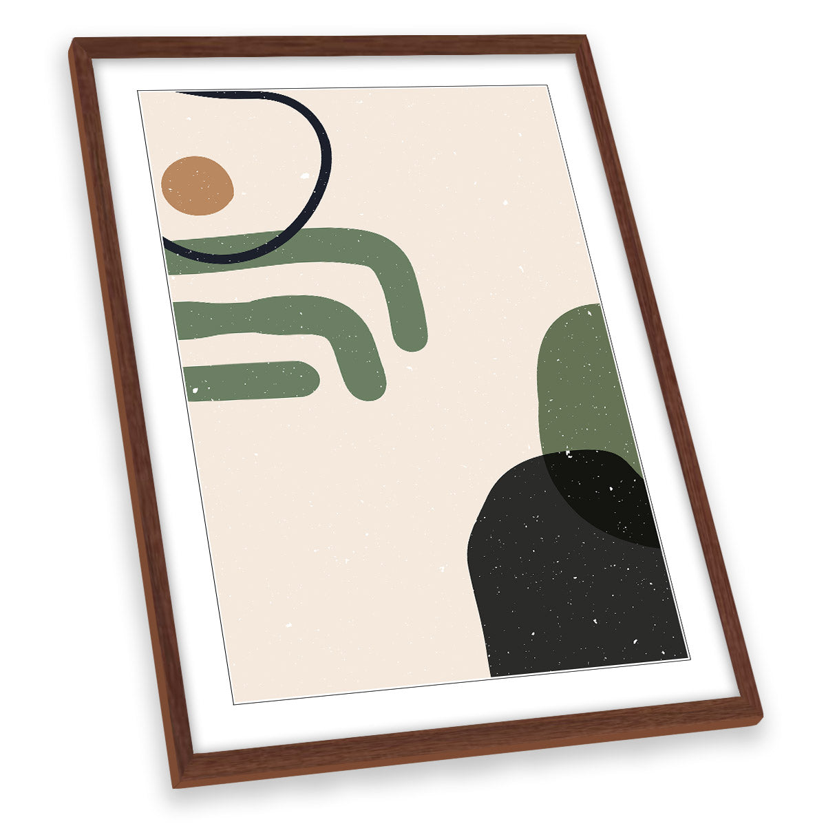 Abstract composition No 7 FRAMED ART PRINT Picture Portrait Artwork