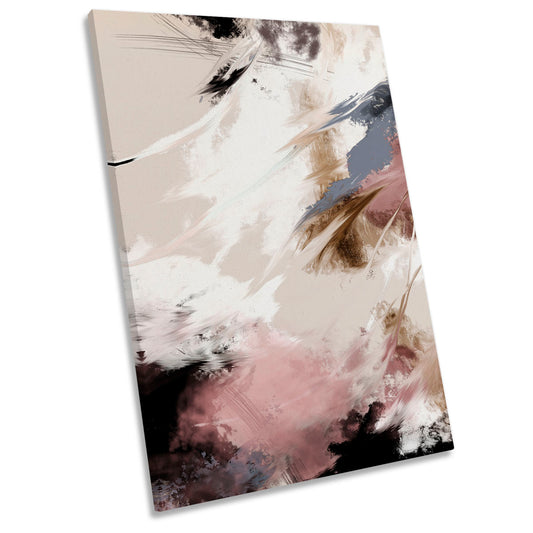Abstract Splash Clouds Modern CANVAS WALL ART Portrait Picture Print