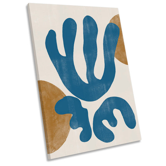 Abstract Plant No 2 Modern CANVAS WALL ART Portrait Picture Print