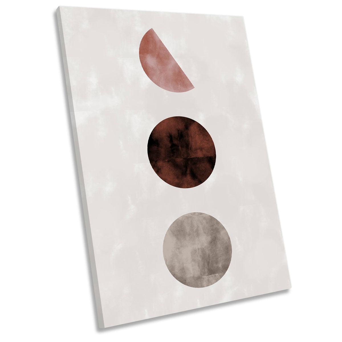 Geo Amigos Abstract Shapes CANVAS WALL ART Portrait Picture Print