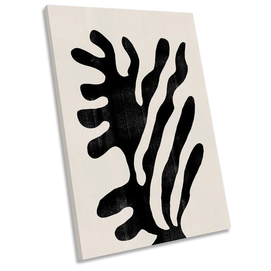 Abstract Plant No 1 Floral CANVAS WALL ART Portrait Picture Print