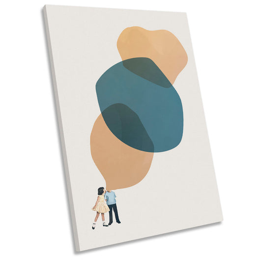 A Thousand Stories to Tell You Modern CANVAS WALL ART Portrait Picture Print
