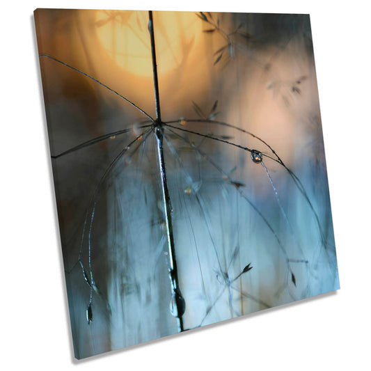 Almost Dark Nature Waterdrop Floral