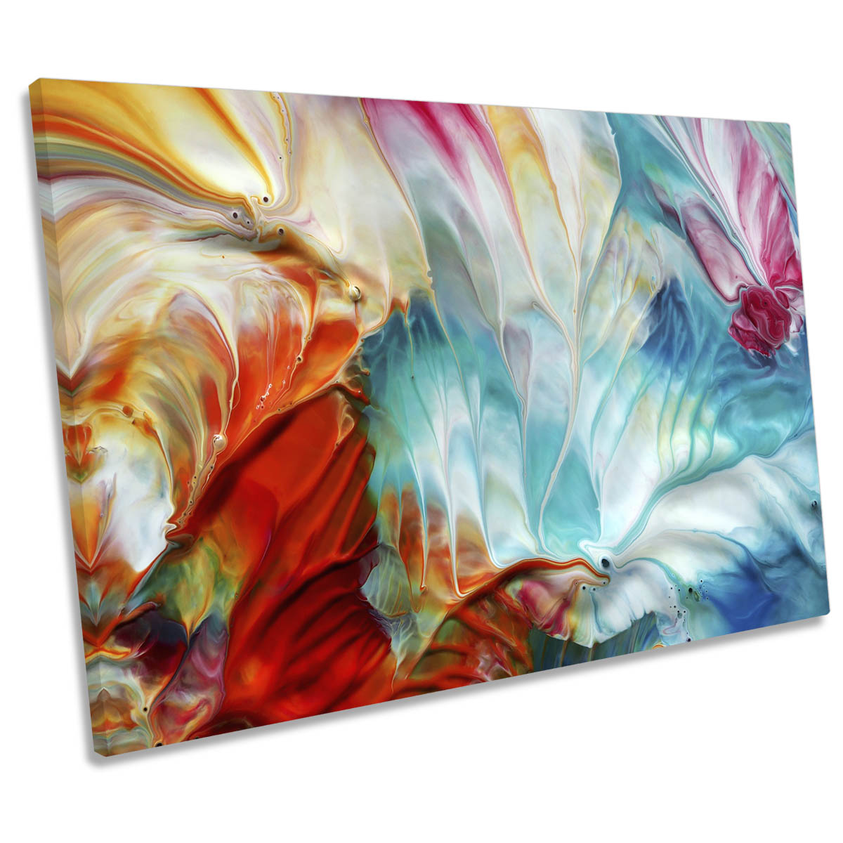 Abstract Seasons Paint Strokes Oil CANVAS WALL ART Print Picture