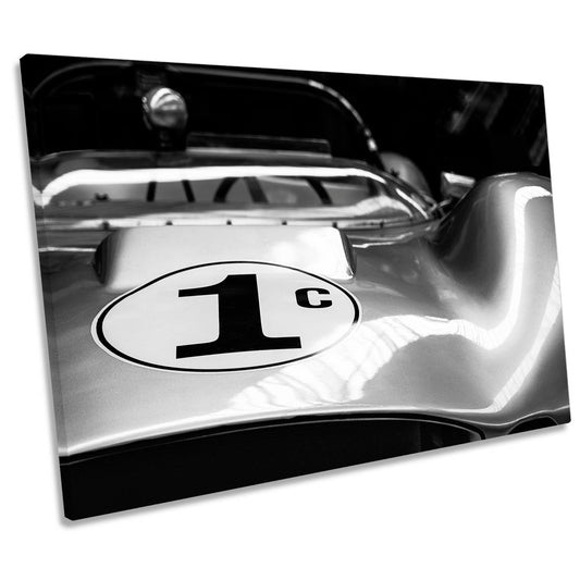 1c Classic Race Car Motor Sports CANVAS WALL ART Print Picture