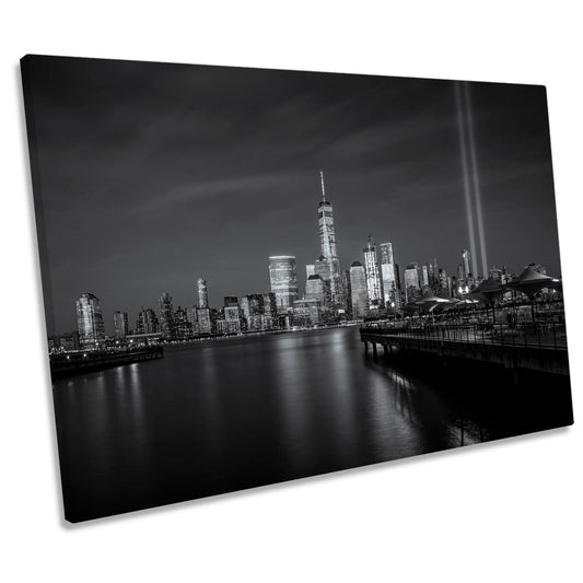 World Trade Centre Tribute New York City CANVAS WALL ART Print Picture