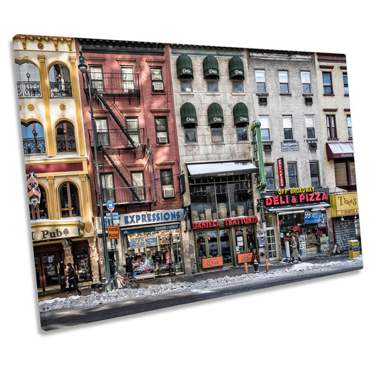 A Cold Day in New York City Urban Photography CANVAS WALL ART Print Picture